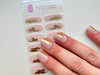 Upper Class Maniac Nail Gold Nail Art Manicure sheet
