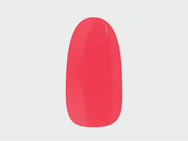 Vibrant Lobster by Olcay Gulsen Maniac Nails gellak sticker solid Pink Orange Manicure