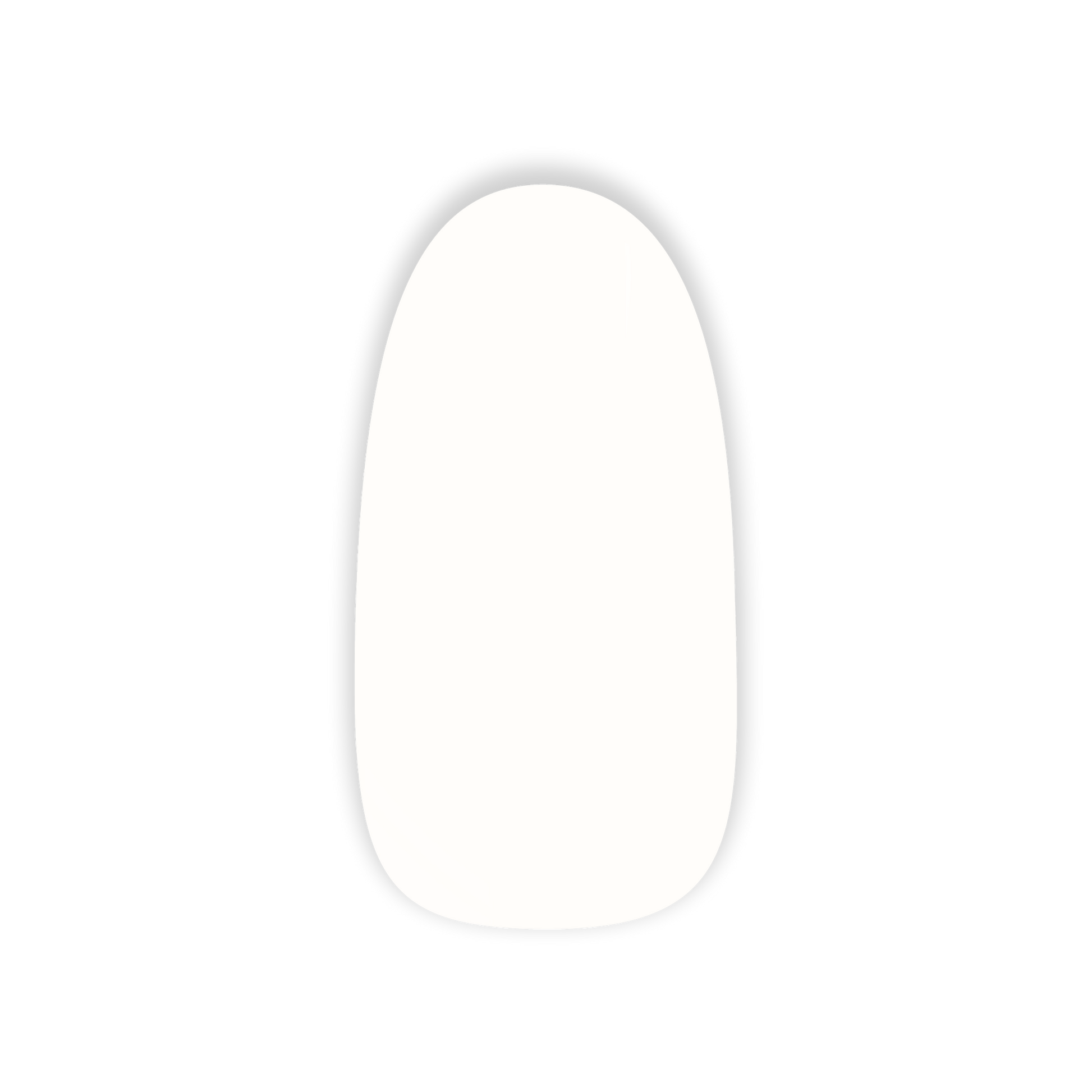 White nail neutral maniac nails gel sticker