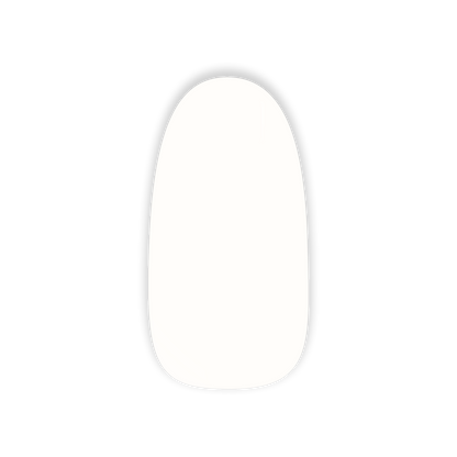 White nail neutral maniac nails gel sticker