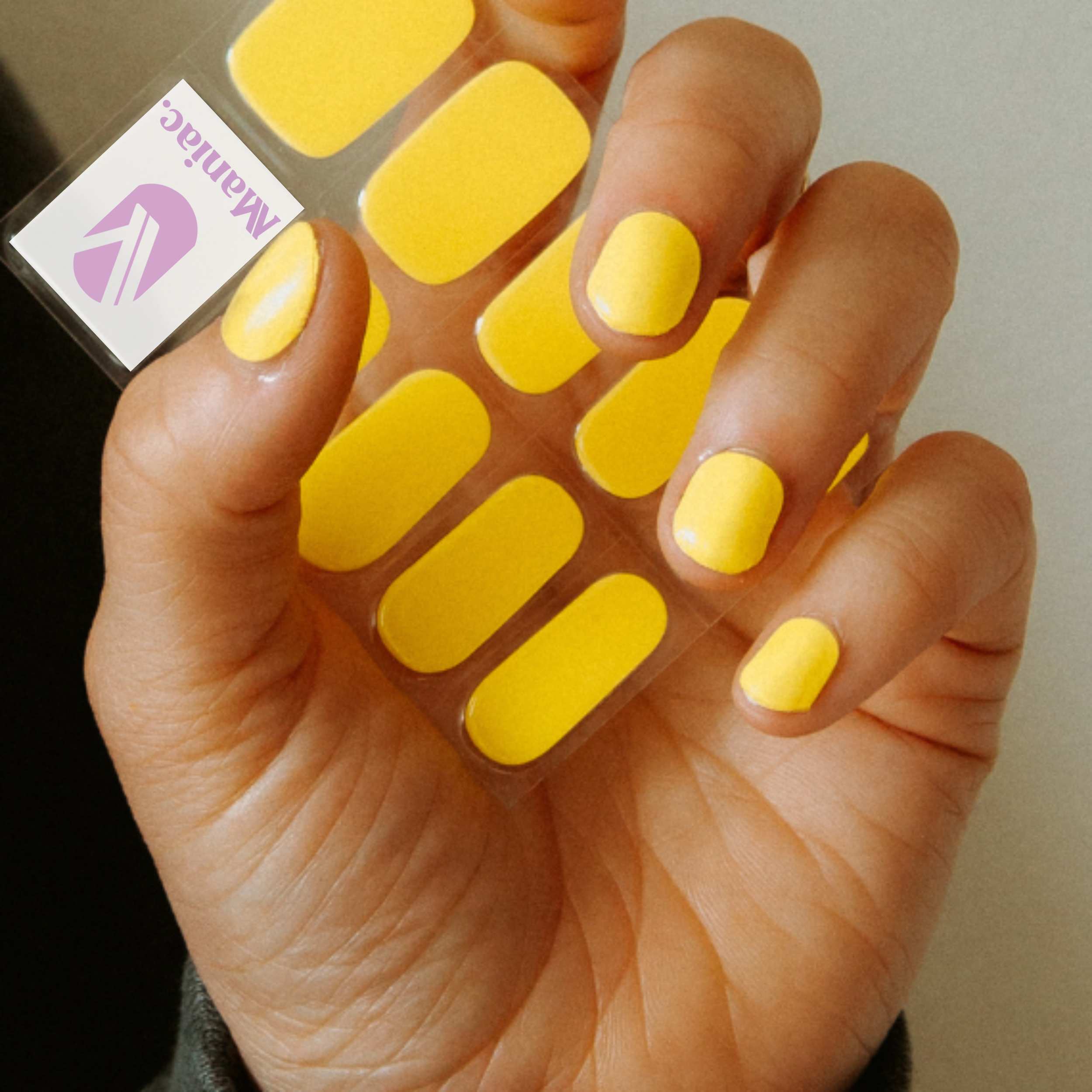 Yummy Yellow Maniac gellak stickers knal geel