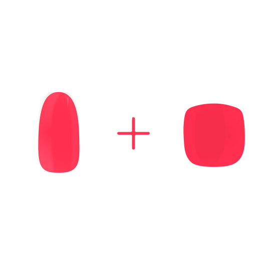 Poppy Pink - Mani+Pedi