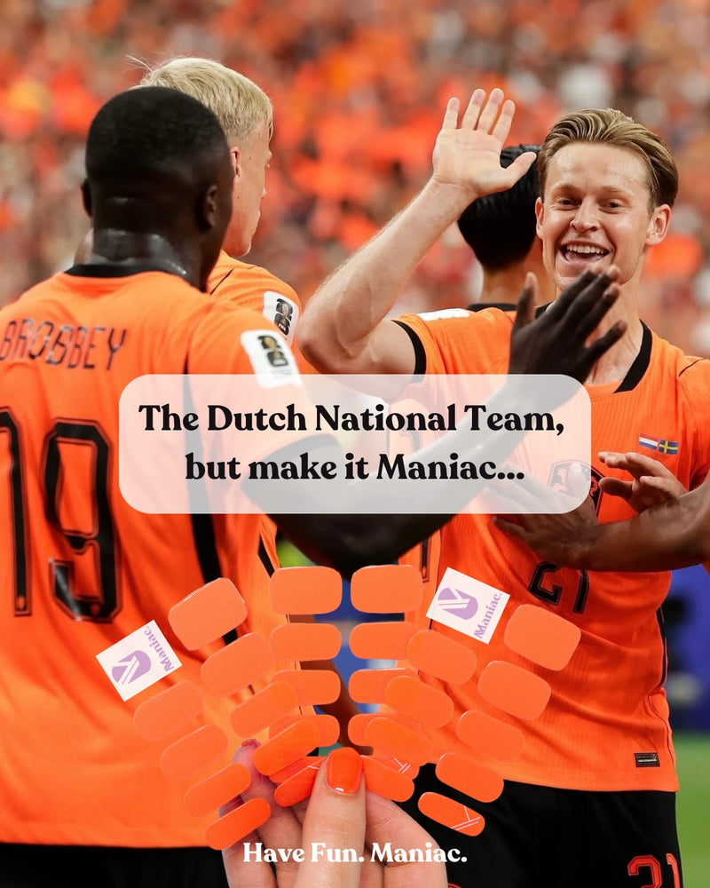 The Dutch National Team, but make it Maniac.. (we couldn’t resist)🧡

Which slide is your favourite? And which one are you? 👀

Wishing the Dutch National Team the best of luck! 🧡🦁🇳🇱