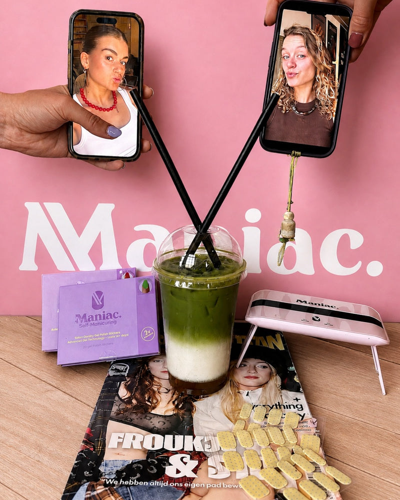 Mani’s & Matcha’s are better together!🍵🩷