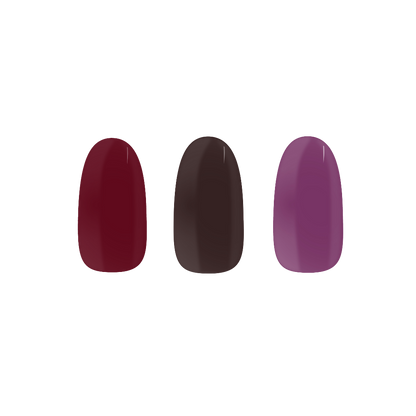 let's be you bundle maniac nails stickers red brown purple