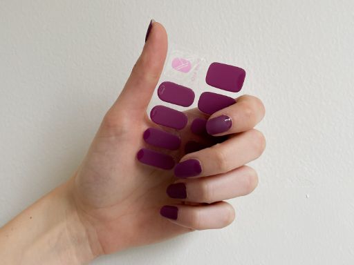 Paulette's Curve Maniac Nails gellak stickers Manicure Nail Art Purple sheet