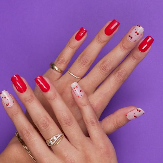 Cherry charms maniac nails stickers film