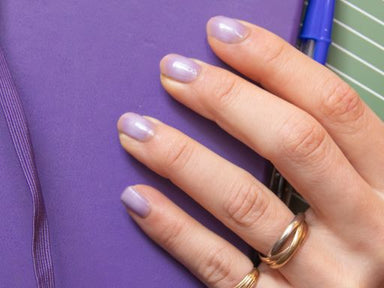 Twilight Maniac Nails Purple Aura Nail Art Gellak Sticker Manicure  paars schriftje