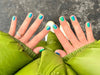 Green Flow Maniac gel manicureGreenflow Maniac Nails Green and Blue Manicure Gellak Stickers green jacket