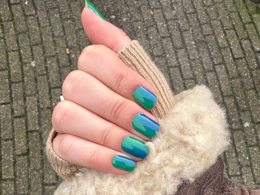 Greenflow Maniac Nails Green and Blue Manicure Gellak Stickers