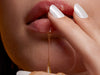 Glazed by Chelsey Weimar Maniac Nails glazed white manicure  lips