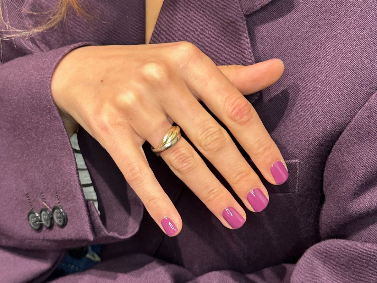 Paulette Purple Maniac Nails Diep Paarse Gellak Sticker Manicure blazer